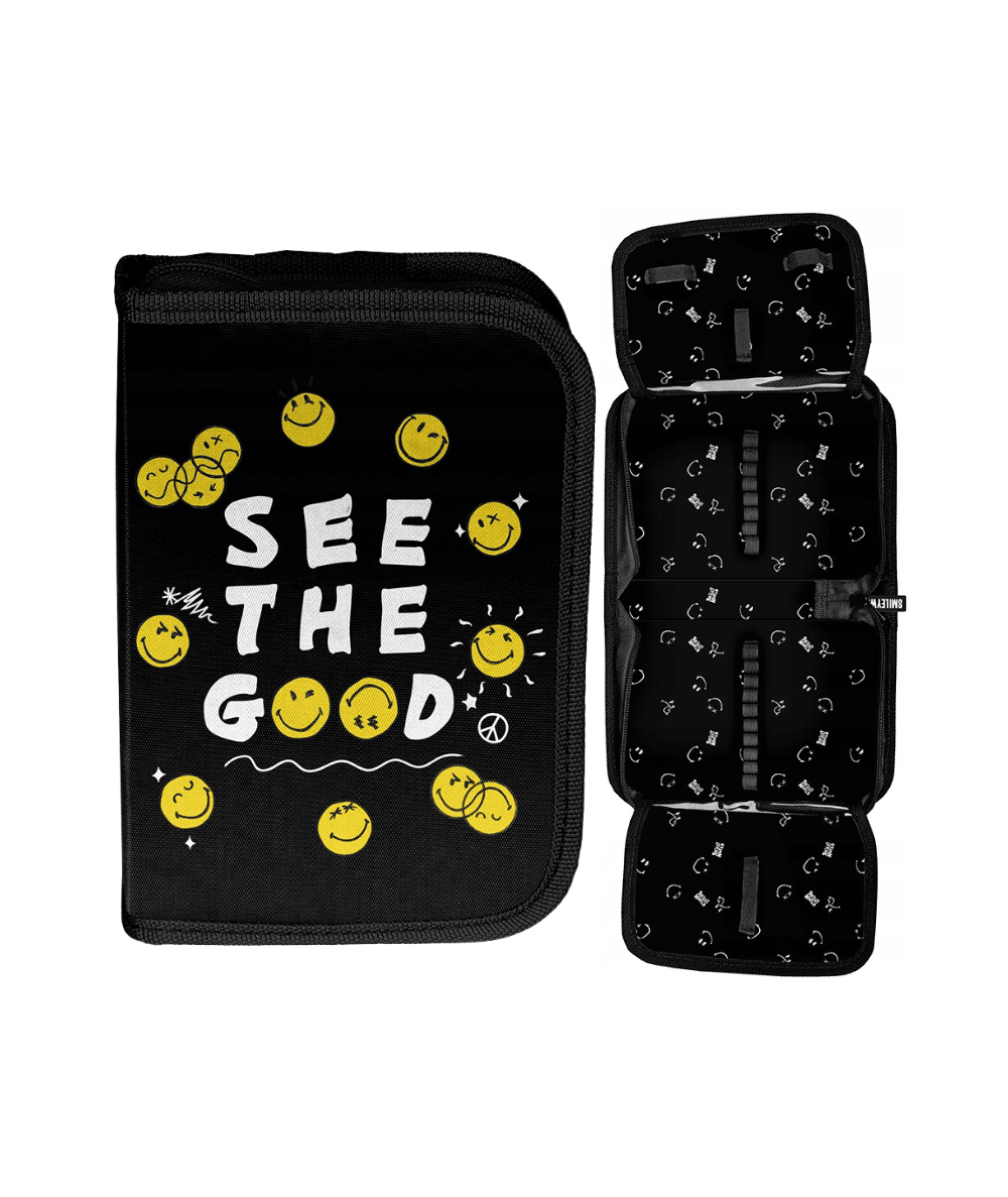 Optymistyczny pi&oacute;rnik w emotki do 1 klasy rozkładany SMILEY WORLD PASO