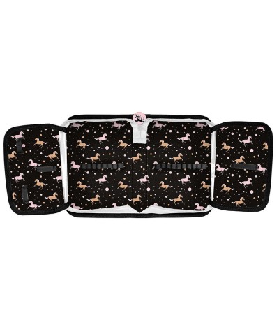 Pi&oacute;rnik bez wyposażenia płaski dla dziewczynki w konie PASO