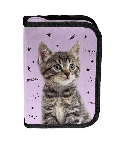 Pi&oacute;rnik rozkładany z kotem PASO fioletowy