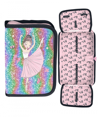 Kolorowy pi&oacute;rnik bez wyposażenia z baletnicą PASO DANCING WITH LOVE