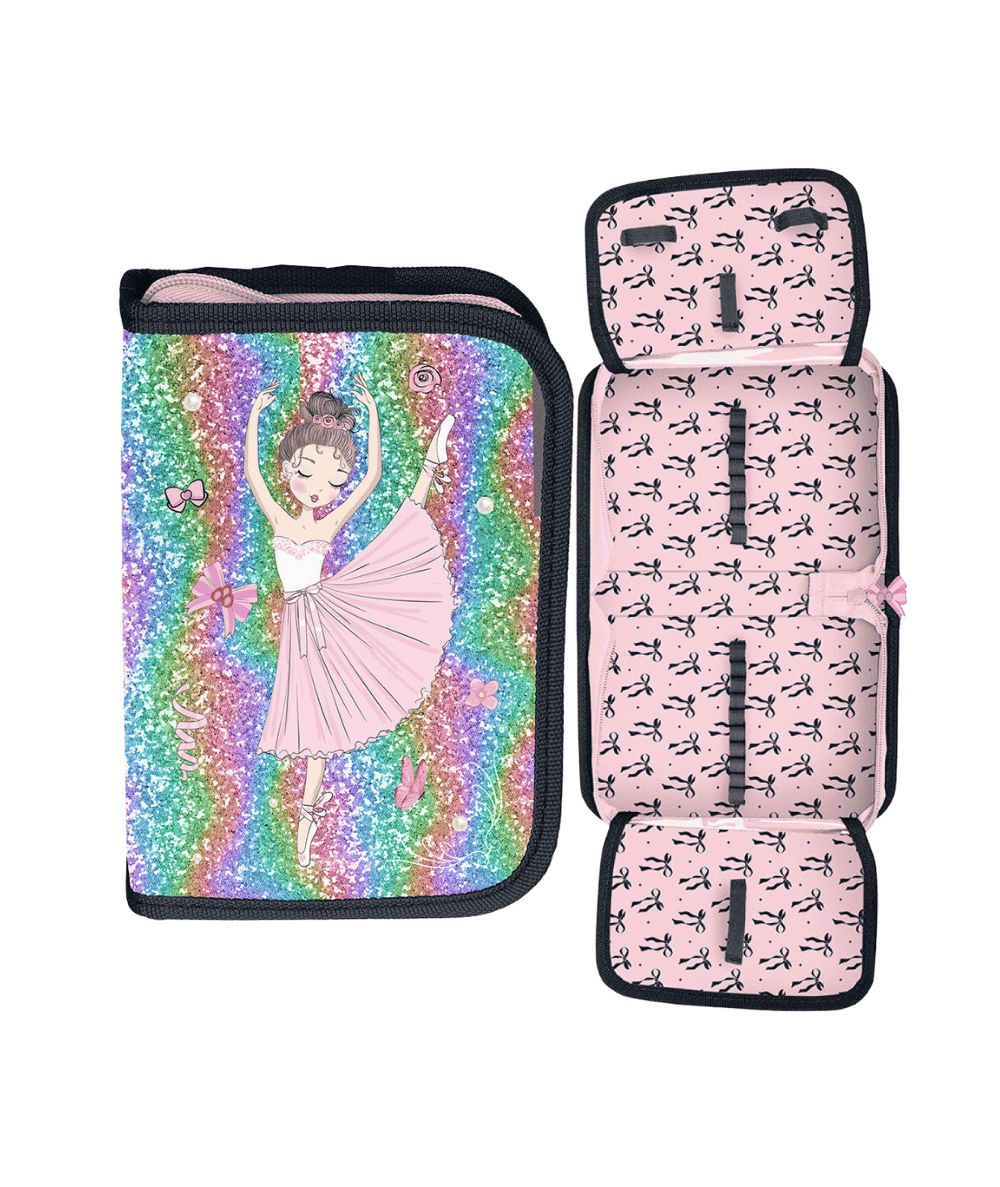 Kolorowy pi&oacute;rnik bez wyposażenia z baletnicą PASO DANCING WITH LOVE