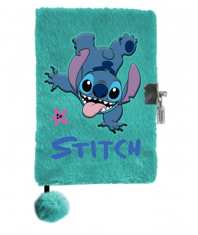 Pluszowy pi&oacute;rnik dla dziewczynki na kł&oacute;dkę ze STITCHEM z pomponem PASO