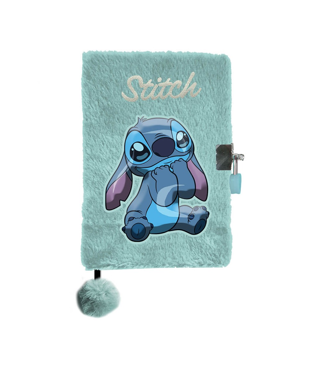 Pastelowy Pamiętnik włochaty STITCH dla dziewczynki PASO