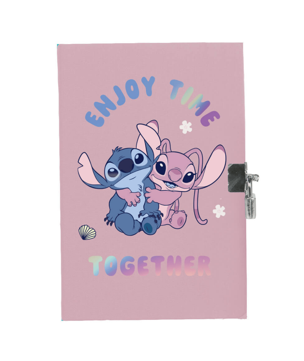 Pamiętnik z kł&oacute;dką STITCH r&oacute;żowy ANgel PASO
