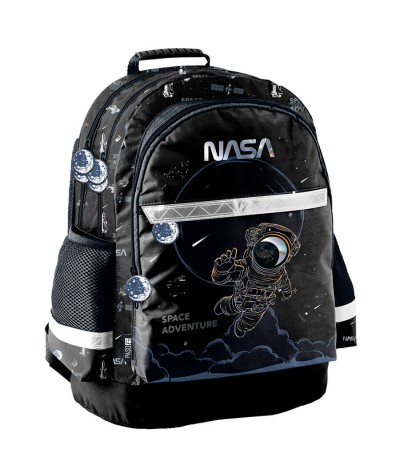 Czarny plecak z kosmosem NASA PASO klasa 1-3