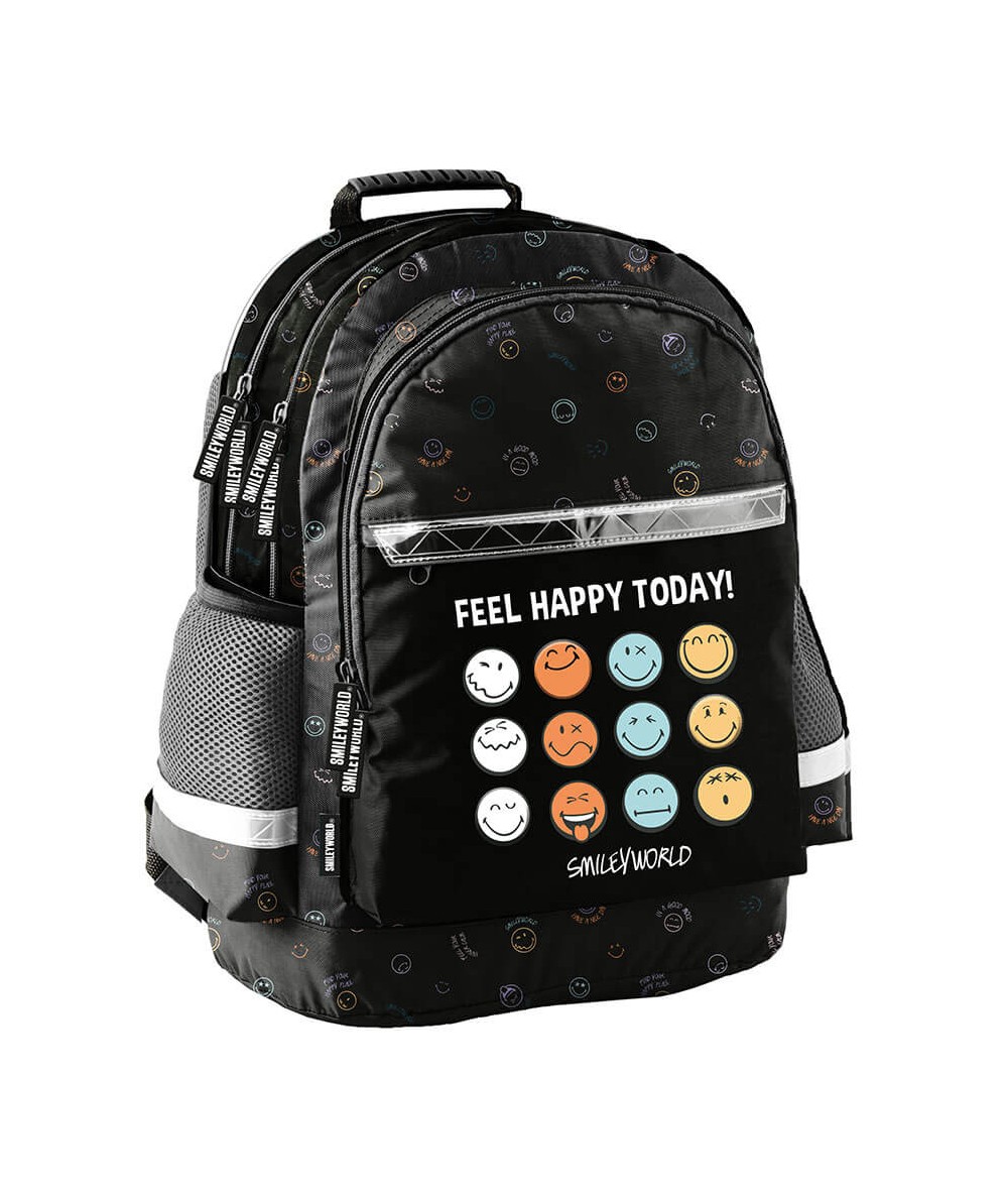 Plecak w emotki SMILEY WORLD do 1 klasy PASO