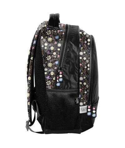 Plecak w kwiatki z myszką minnie pASO dwukomorowy