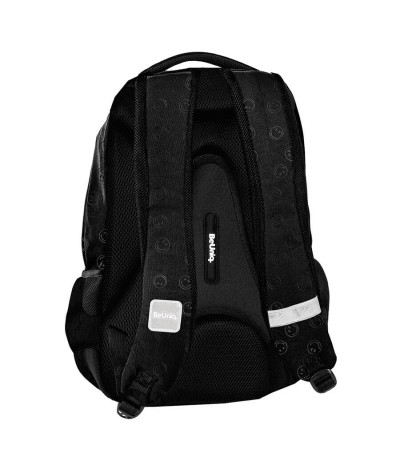 Plecak z wyprofilowaniem PASO czarny emotki BEUNIQ