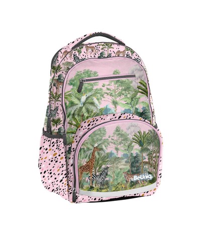 Plecak w safari dla dziewczynki PASO BEUNIQ WILD ANIMALS