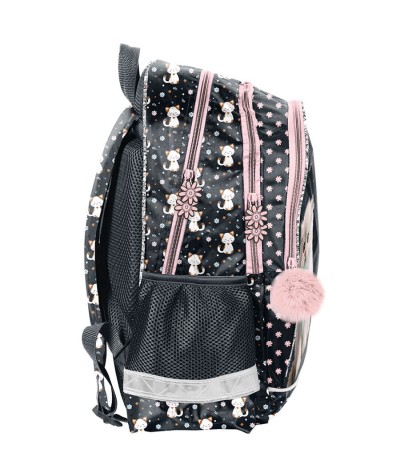 Plecak 3 komory z kotem do 1 klasy PASO KOT