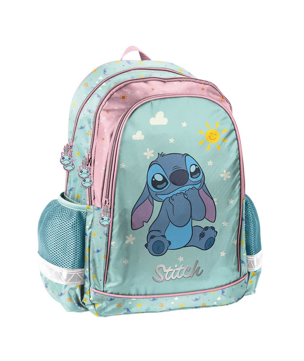 Plecak ze Stitchem pastelowy miętowy do 1 klasy PASO