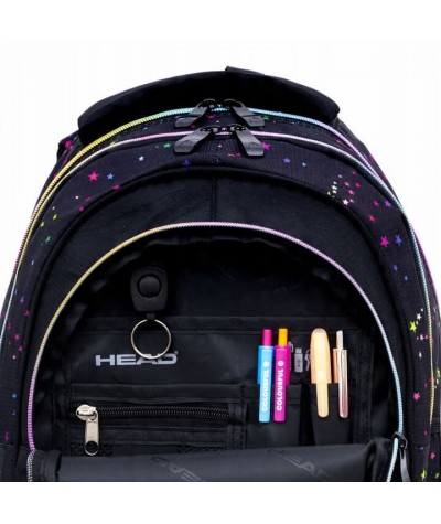 Plecak z organizerem do 1 klasy ASTRA GOLDEN EFFECT KITTY