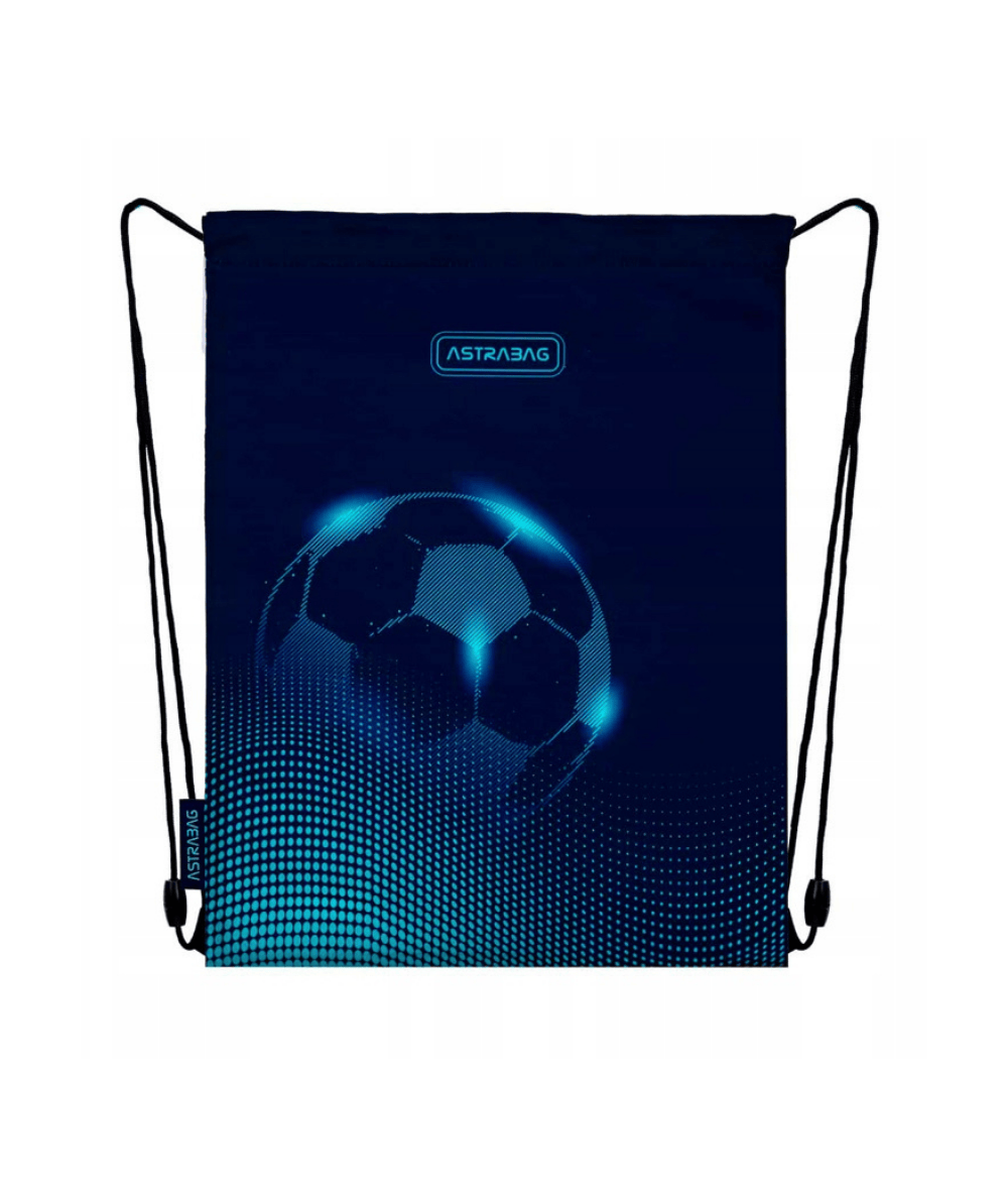 Niebieski worek w piłki FOOTBALL LIGHT ASTRA
