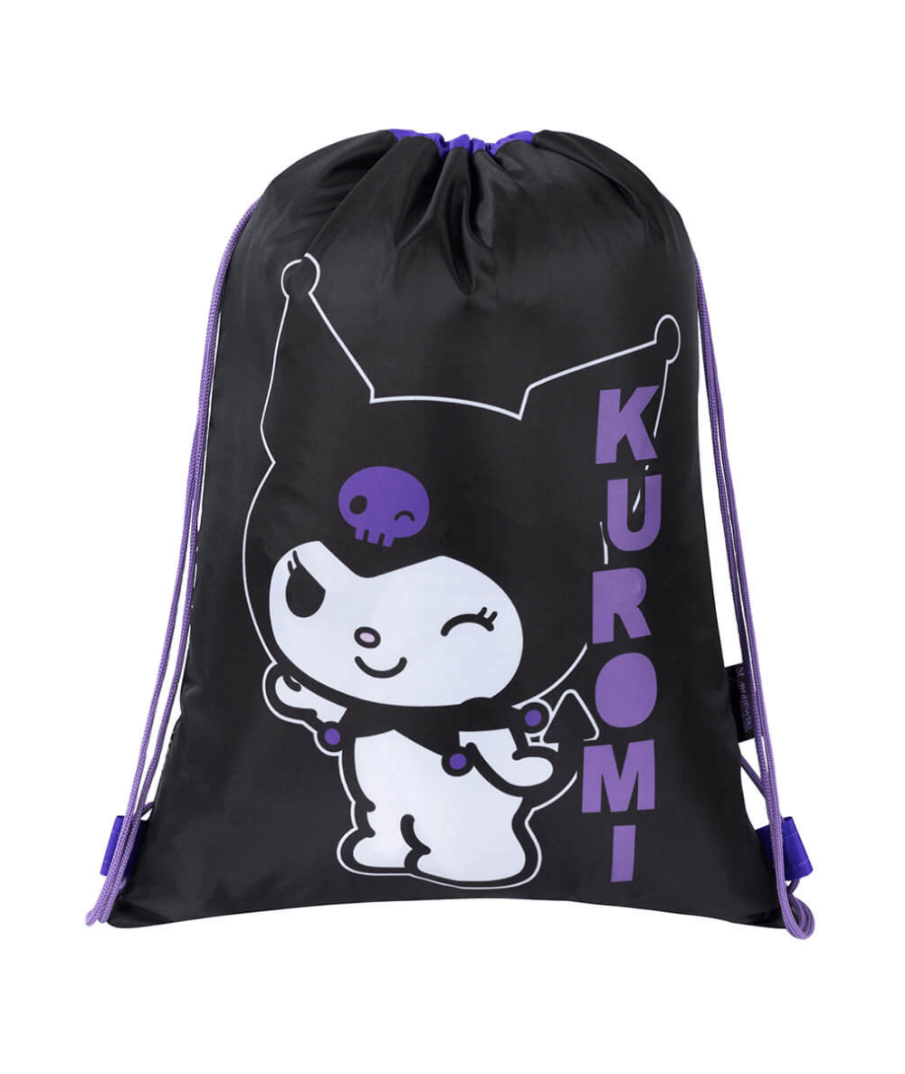 Czarny worek z kuromi na wf ST.MAJEWSKI