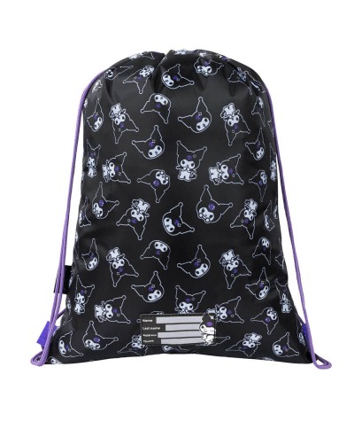 tył worka kuromi black na buty