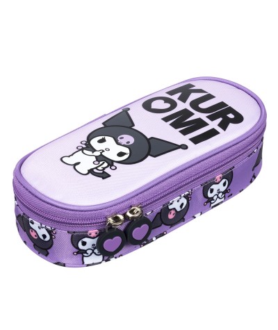 Fioletowy pi&oacute;rnik z kuromi saszetka z klapką ST.MAJEWSKI