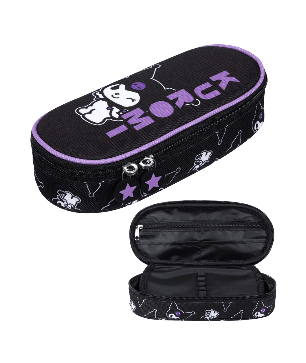 Pi&oacute;rnik z kuromi czarny saszetka MAJEWSKI