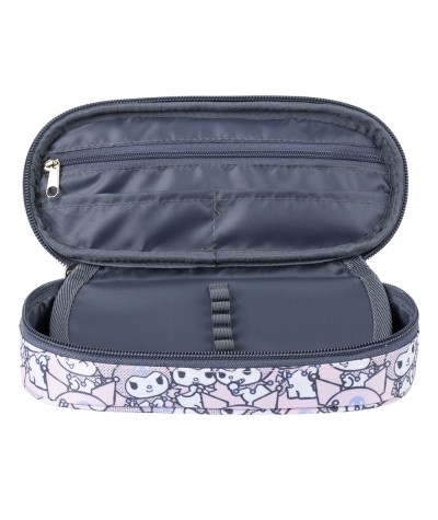 Pi&oacute;rnik z klapką szaro-r&oacute;żowy kuromi pink ST.MAJEWSKI