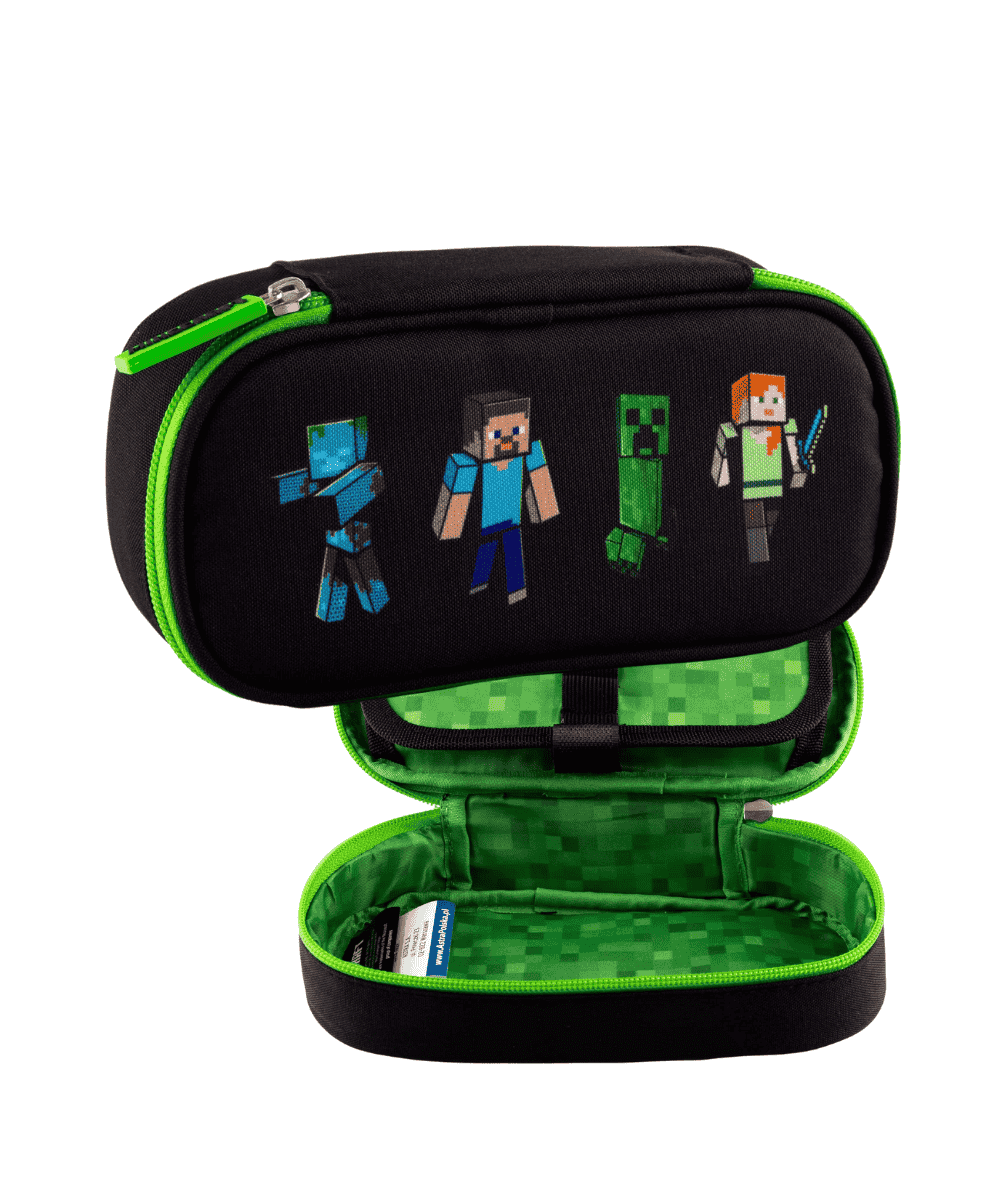 Czarny pi&oacute;rnik z minecrafta z klapką ASTRA MINECRAFT