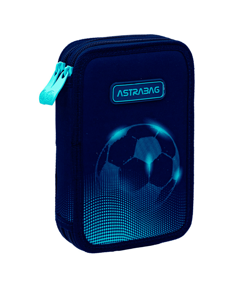 Niebieski PI&Oacute;RNIK bez wyposażenia 2 komory FOOTBALL LIGHT ASTRA