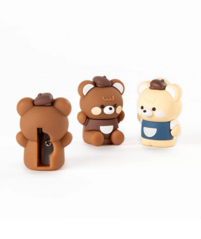 Zestaw gumek z temper&oacute;wką KIDEA misie