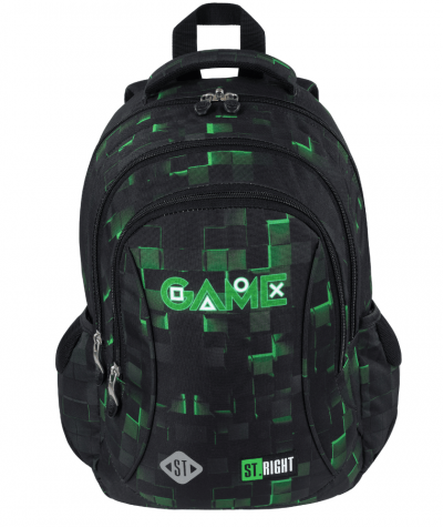 Plecak do 1 klasy w piksele lekki mały GREEN GAME ST.RIGHT