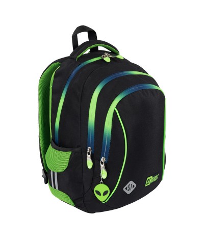 Ciekawy plecak do 1 klasy ST.RIGHT GREEN POWER BP26