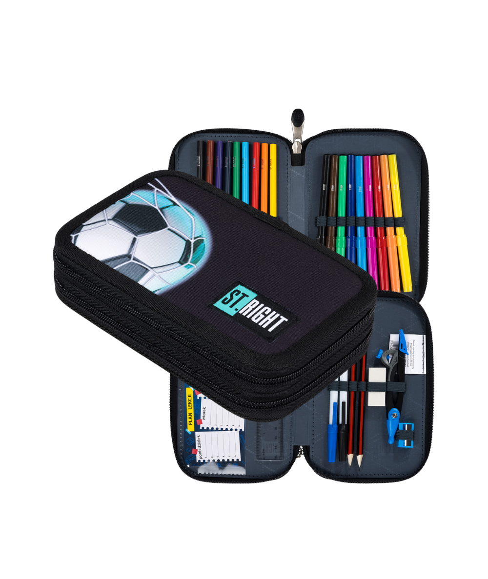 Pi&oacute;rnik z piłką wyposażenie 2 komory ST.RIGHT NEON FOOTBALL