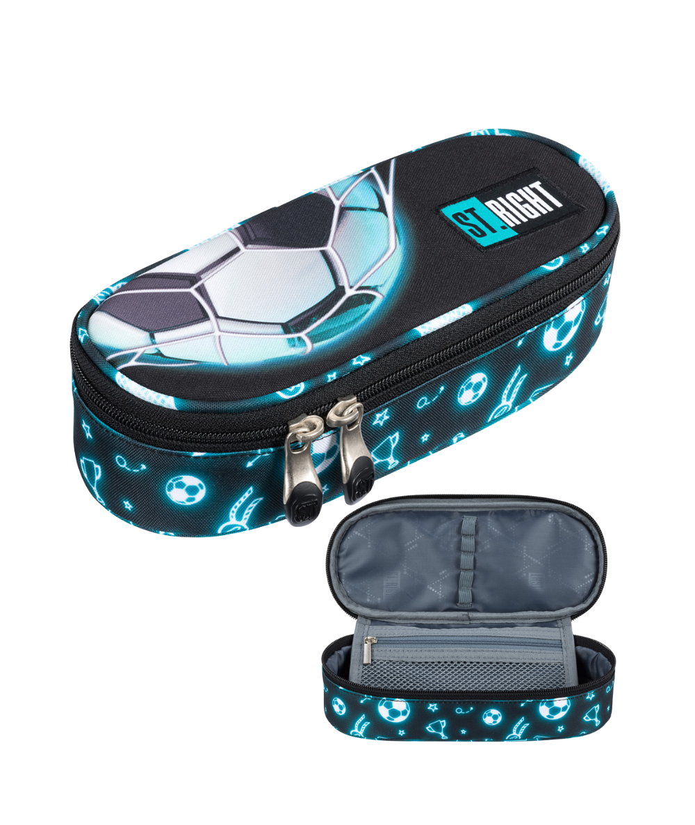 Pi&oacute;rnik z klapką PC01 ST.RIGHT NEON FOOTBALL