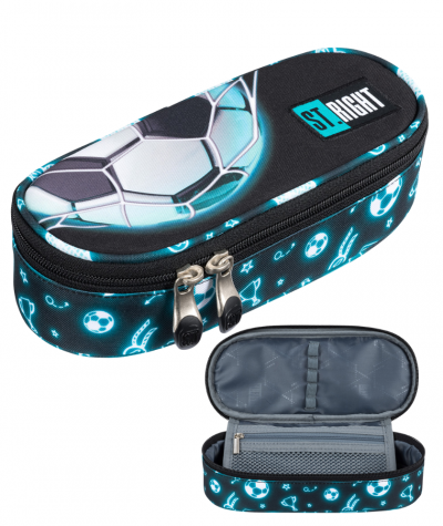 pi&oacute;rnik piłkarski z klapką ST.RIGHT NEON FOOTBALL