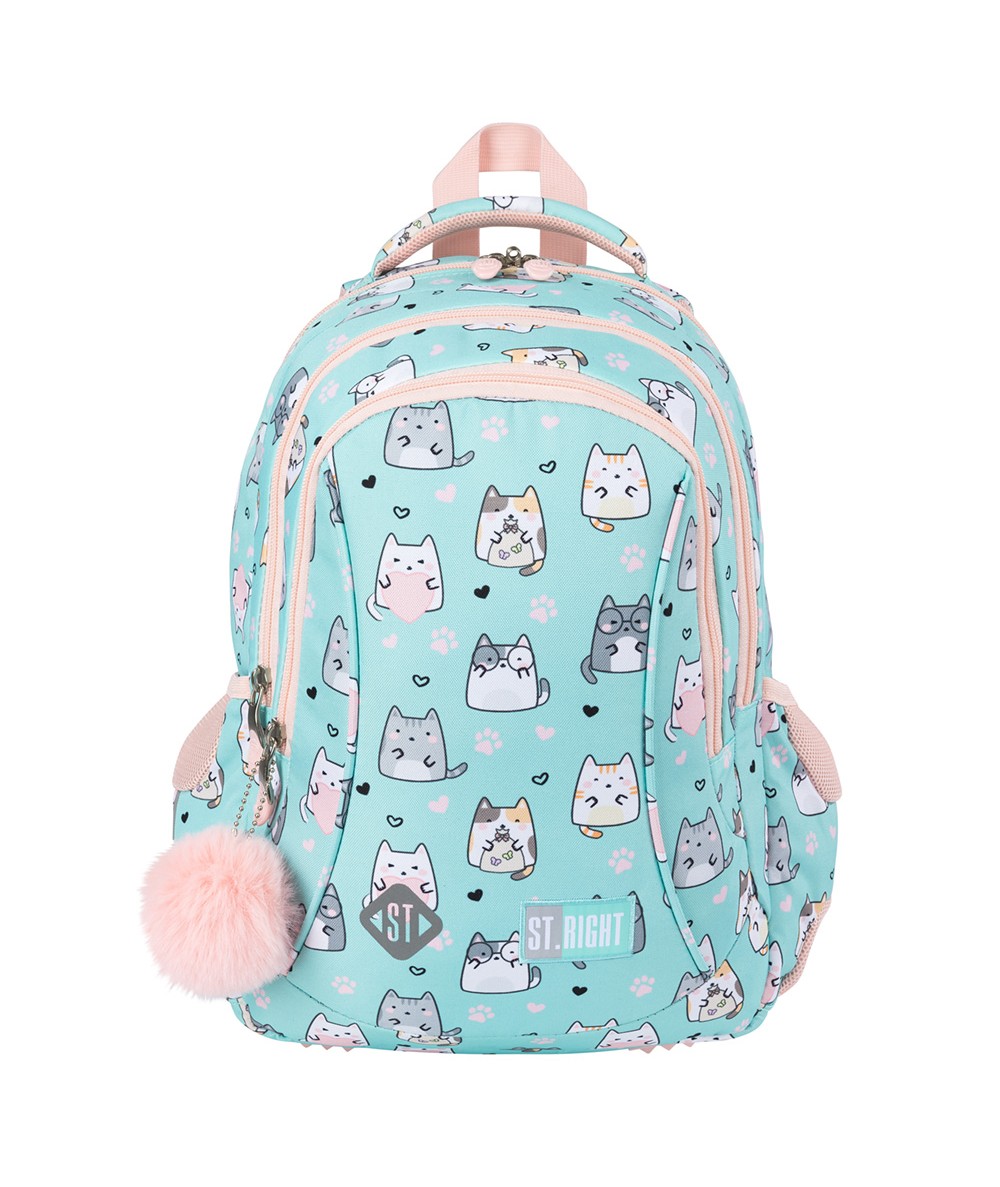 uroczy plecak do 1 klasy w koty CHARMING CATS od ST.RIGHT