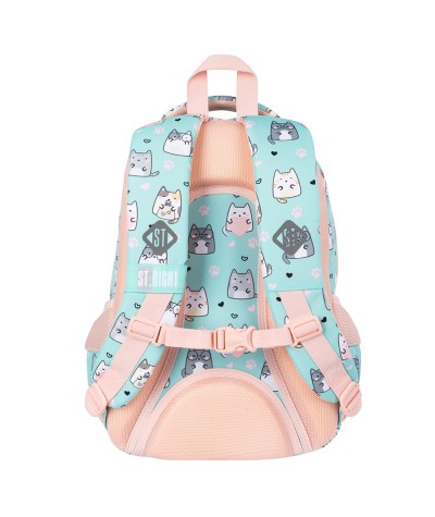 ergonomiczny plecak z paskiem CHARMING CATS ST.RIGHT