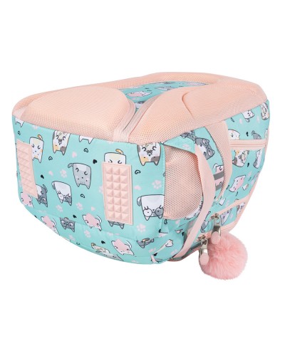 Plecak ze wzmocnionym dnem ST.RIGHT CHARMING CATS BP26 w kotki