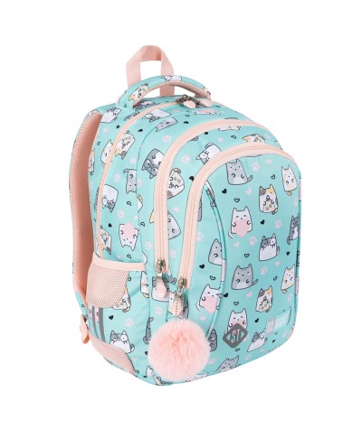 Plecak do 1 klasy w kotki CHARMING CATS ST.RIGHT