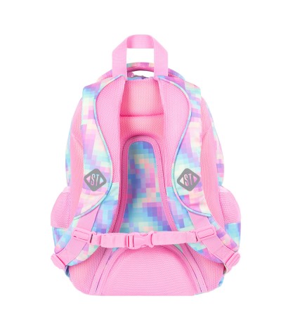 Plecak z paskiem piersiowym PASTEL PIXELS