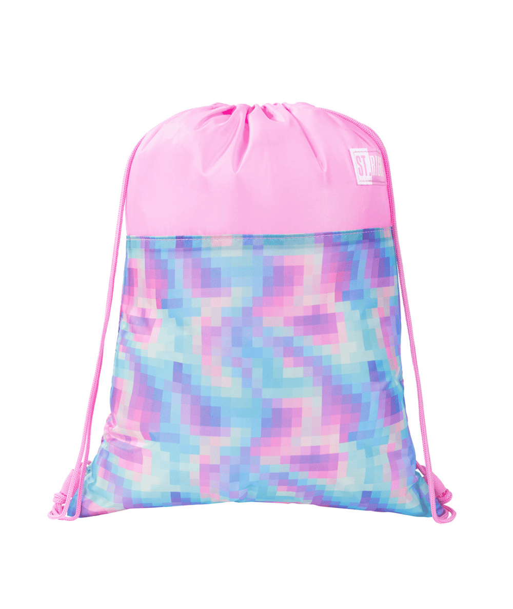 pikselowy worek dla dziewczynki pastel pixels St.RIGHT