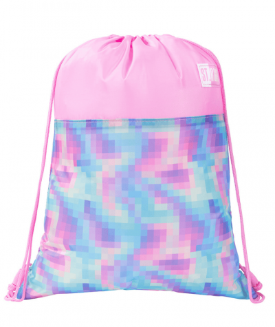 rożowy worek PASTEL PIXELS ST.RIGHT