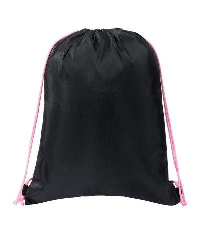czarny worek pink k-pop st.right