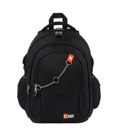 Czarny Plecak dla nastolatka X WHITE ST.RIGHT