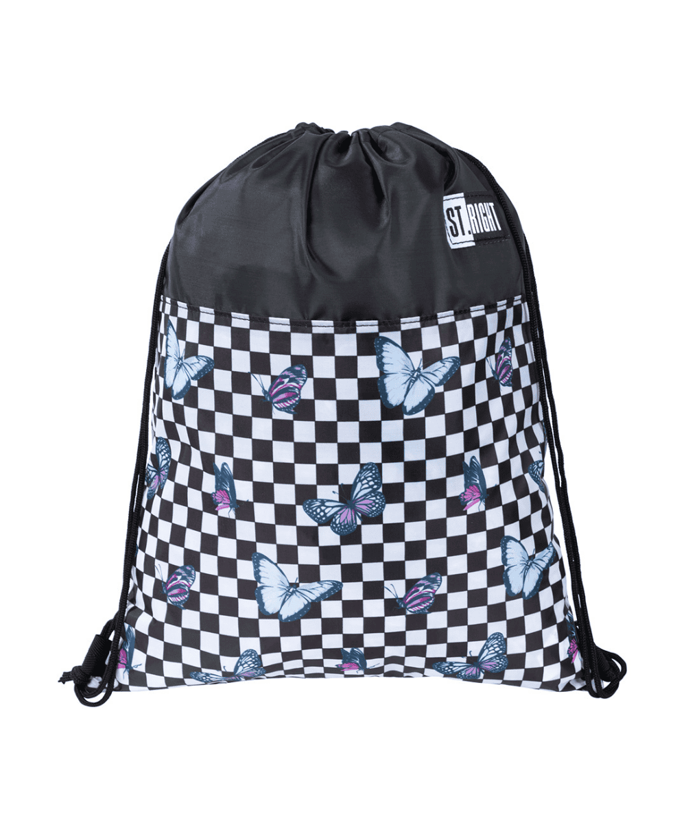 Worek w szachownice CHESSBOARD BUTTERFLIES ST.RIGHT SO1