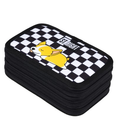 Pi&oacute;rnik szachownica piesek ST.RIGHT SLEEPY CORGI