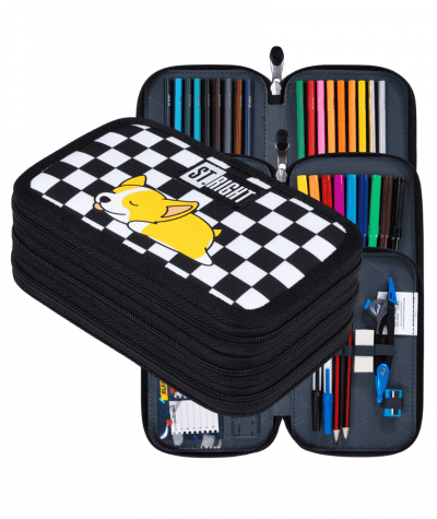 Duży pi&oacute;rnik potr&oacute;jny SLEEPY CORGI ST.RIGHT