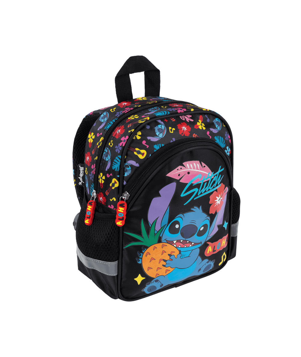 Mały plecak STITCH St.Majewski BLACK ALOHA