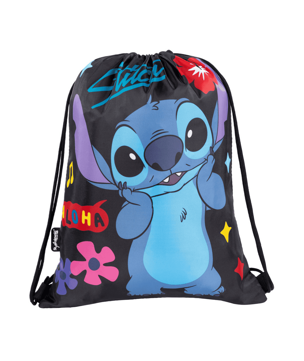 Czarny worek stitch balck aloha