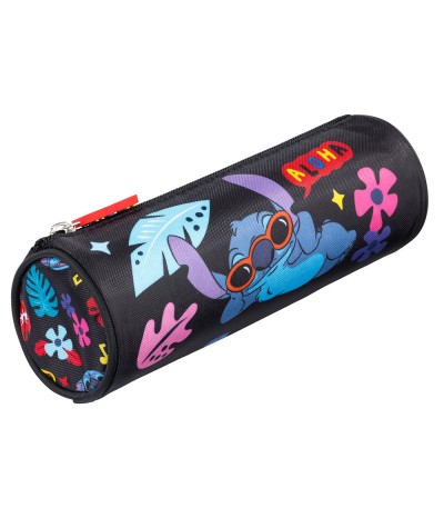 Pi&oacute;rnik w formie tuby ze Stitchem black aloha MAJEWSKI