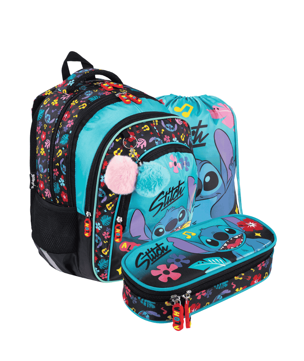 Wyprawka do 1 klasy MINT ALOHA z pi&oacute;rnikiem z klapką