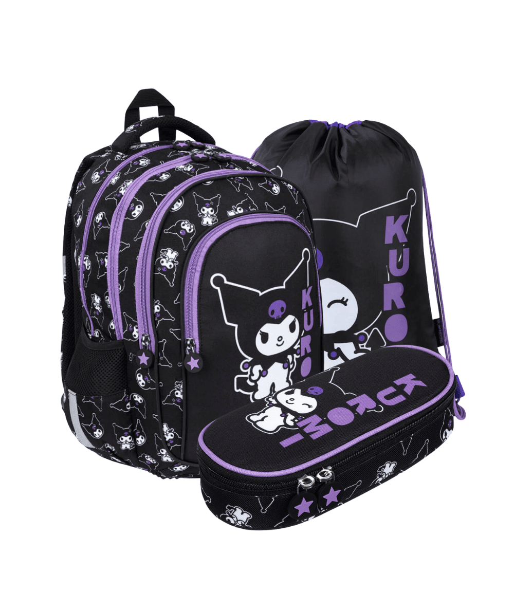 Zestaw KUROMI BLACK do 1 klasy 3 elementy