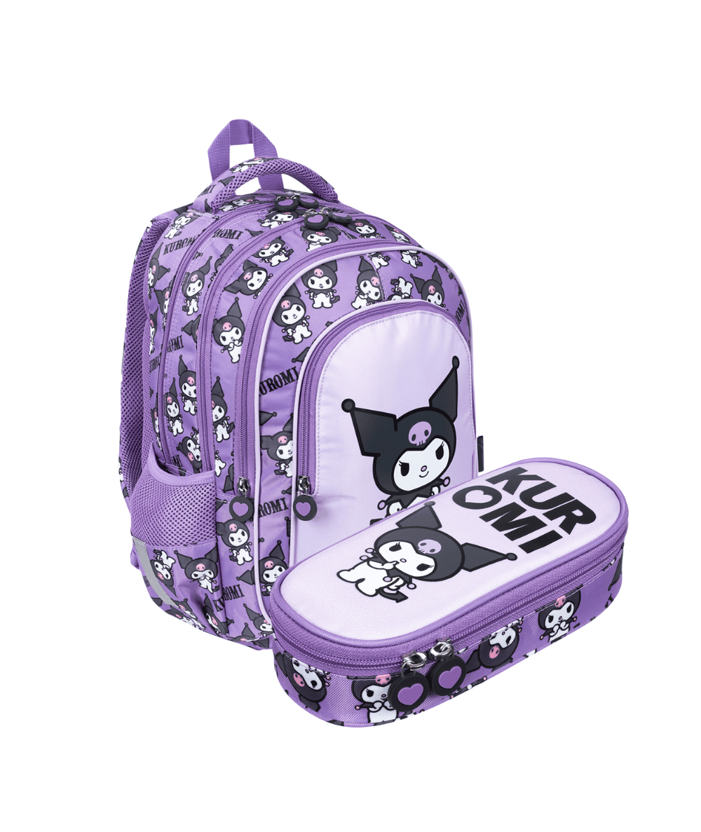 Plecak z pi&oacute;nikiem do 1 klasy KUROMI VIOLET ST.MAJEWSKI