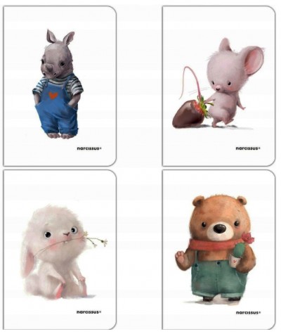 zeszyt do 1 klasy w zwierzątka nauka pisania