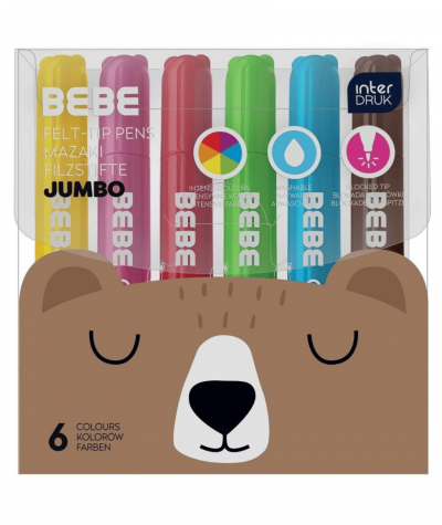 mazaki dla małych dzieci jumbo grube INTERDRUK